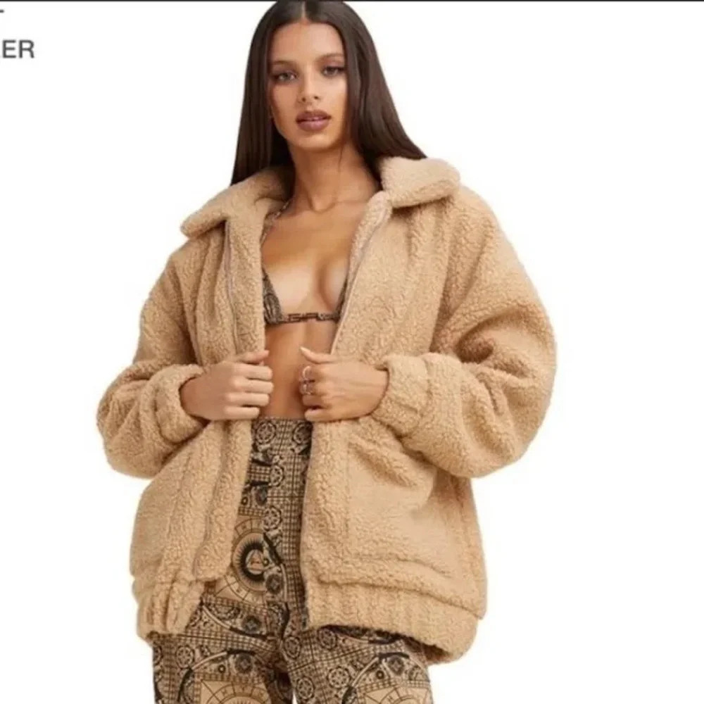I.am.gia Pixie Sherpa fleece jacket